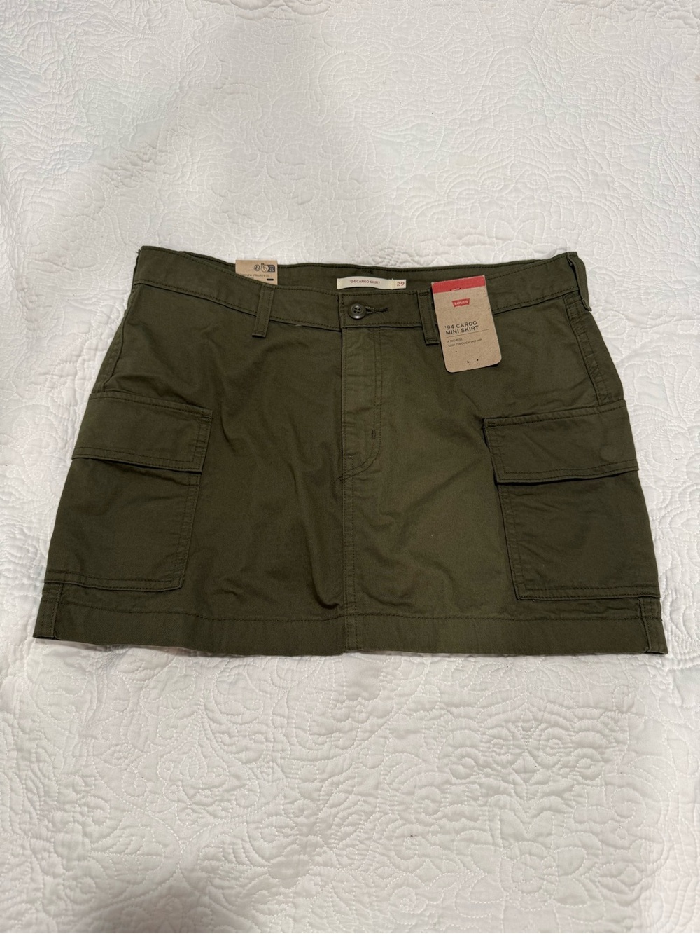'94 Cargo Skirt in Olive